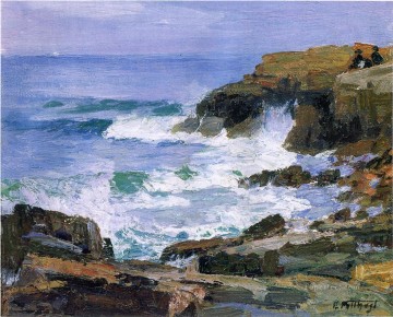  Ward Pintura - Mirando al paisaje marino Edward Henry Potthast